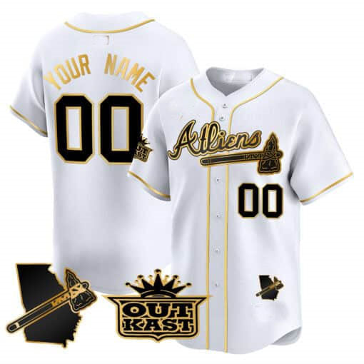 Custom Atlanta Braves Atliens Vapor Premier Limited V2 – All Stitched Baseball Jersey view 4