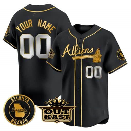 Custom Atlanta Braves Atliens Vapor Premier Limited – All Stitched Baseball Jersey view 2