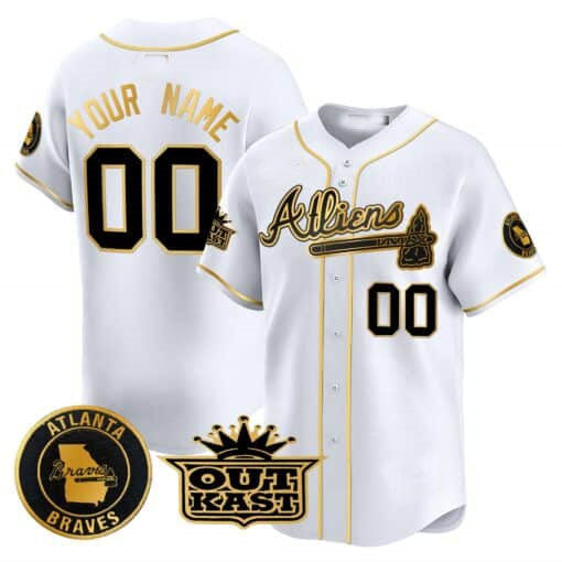 Custom Atlanta Braves Atliens Vapor Premier Limited – All Stitched Baseball Jersey view 3