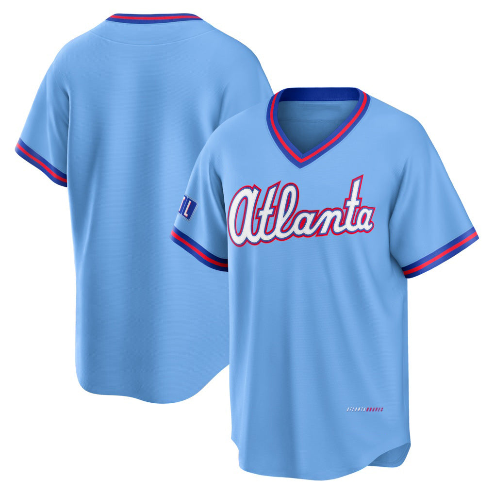 Atlanta Braves Powder Blue 2026 City Connect Stadium Stitched Baseball Jersey - Main View