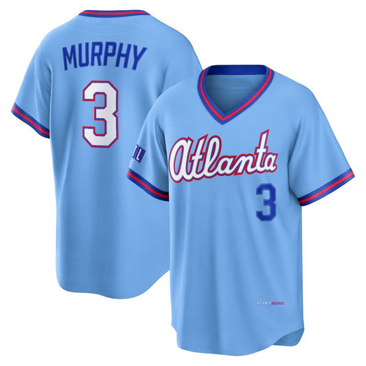 Atlanta Braves #3 Dale Murphy Powder Blue 2026 City Connect Stadium Stitched Baseball Jersey - Main View