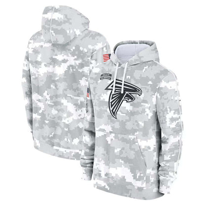 A.Falcons 2024 Salute To Service Club Pullover Hoodie Cheap sale Birthday and Christmas gifts Stitched American Football Jerseys - Main View