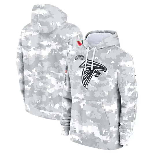 A.Falcons 2024 Salute To Service Club Pullover Hoodie Cheap sale Birthday and Christmas gifts Stitched American Football Jerseys - Main View