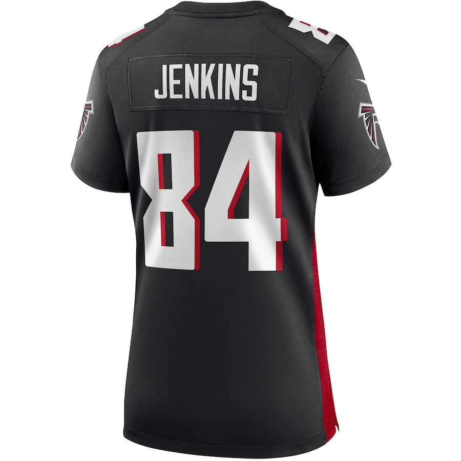 A.Falcons #84 Alfred Jenkins Black Game Retired Player Jersey Stitched American Football Jerseys - Main View