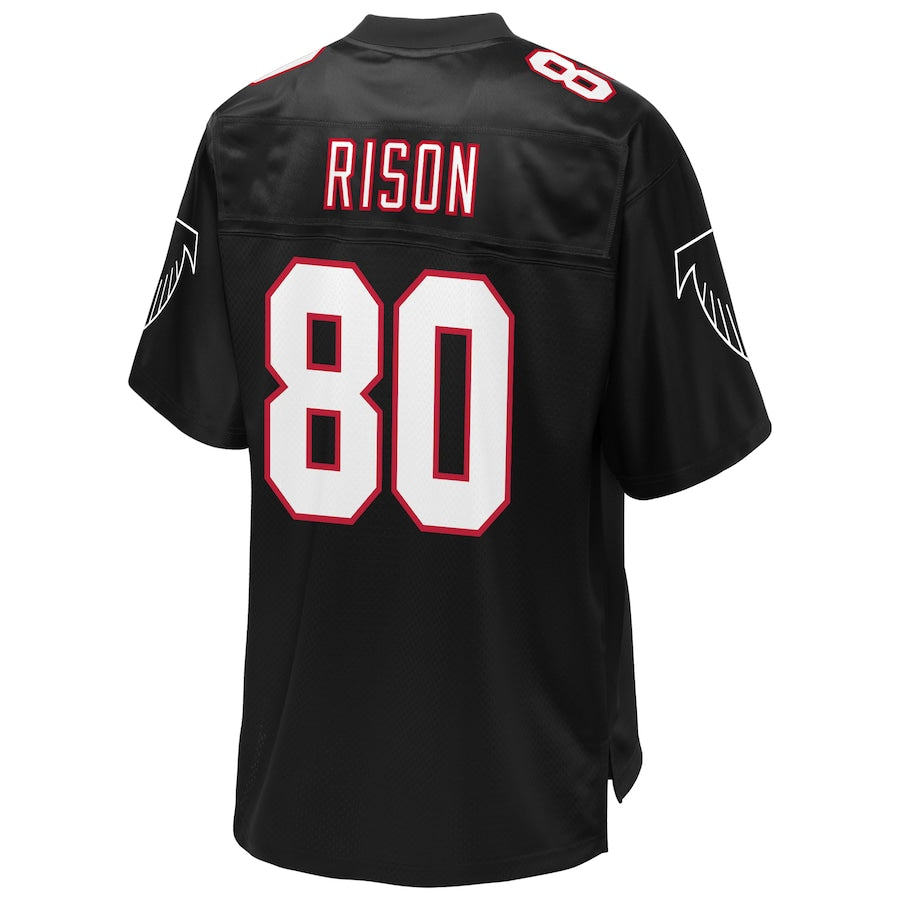 A.Falcons #80 Andre Rison Pro Line Black Retired Player Jersey Stitched American Football Jerseys - Main View