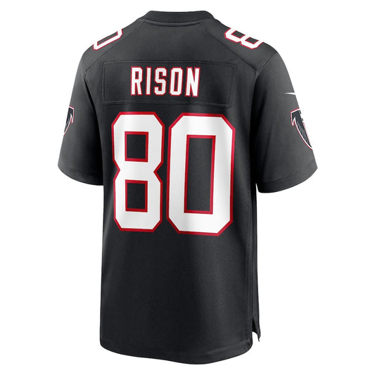 A.Falcons #80 Andre Rison Black Retired Player Jersey Stitched American Football Jerseys - Main View