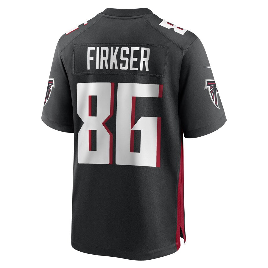 A.Falcons #86 Anthony Firkser Black Game Player Jersey Stitched American Football Jerseys - Main View