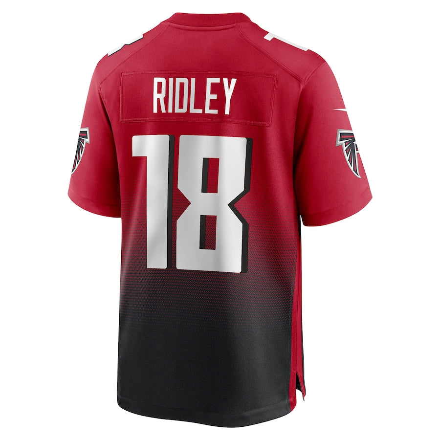 A.Falcons #18 Calvin Ridley Red Game Jersey Stitched American Football Jerseys - Main View