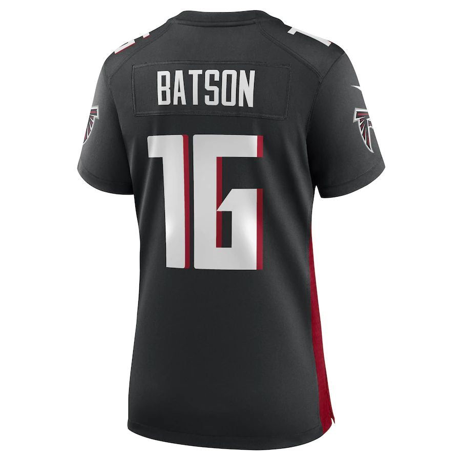A.Falcons #16 Cameron Batson Black Game Player Jersey Stitched American Football Jerseys - Main View