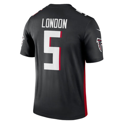 A.Falcons #5 Drake London Black Legend Jersey Stitched American Football Jerseys - Main View