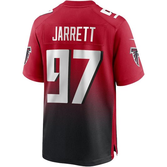 A.Falcons #97 Grady Jarrett Red 2nd Alternate Game Jersey Stitched American Football Jerseys - Main View