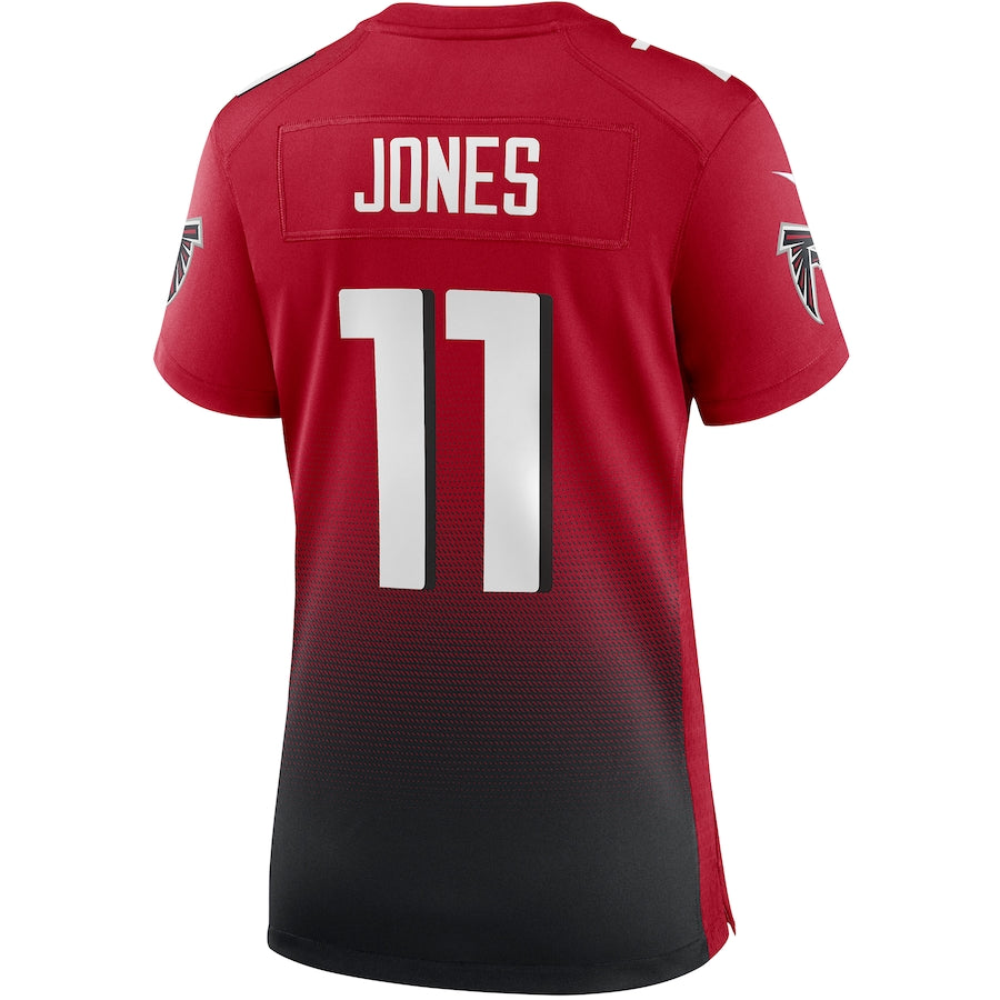 A.Falcons #11 Julio Jones Red 2nd Alternate Game Jersey Stitched American Football Jerseys - Main View