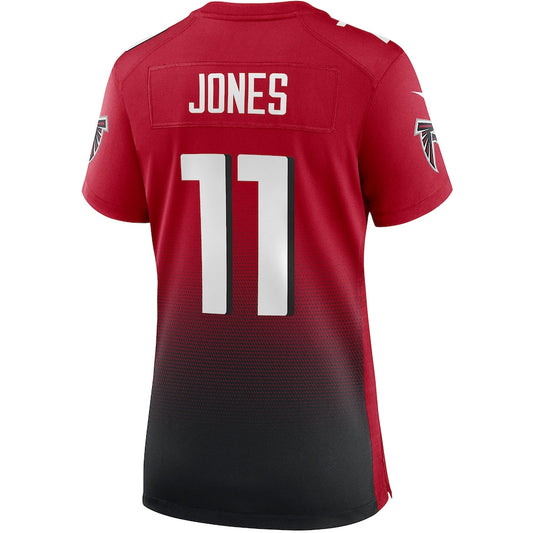 A.Falcons #11 Julio Jones Red 2nd Alternate Game Jersey Stitched American Football Jerseys - Main View
