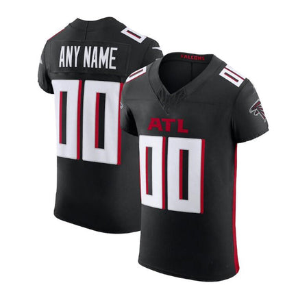 Custom A.Falcons  Black Vapor F.U.S.E. Elite Jersey Stitched American Football Jerseys - Main View
