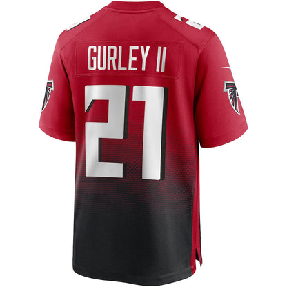 A.Falcons #21 Todd Gurley II Red 2nd Alternate Game Jersey Stitched American Football Jerseys - Main View