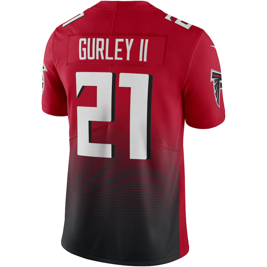 A.Falcons #21 Todd Gurley II Red 2nd Alternate Vapor Limited Jersey Stitched American Football Jerseys - Main View