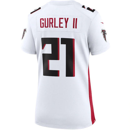 A.Falcons #21 Todd Gurley II White Game Jersey Stitched American Football Jerseys - Main View