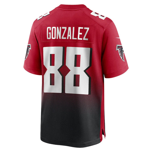 A.Falcons #88 Tony Gonzalez Red Retired Player Alternate Game Jersey Stitched American Football Jerseys - Main View