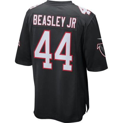 A.Falcons #44 Vic Beasley Black Game Jersey Stitched American Football Jerseys - Main View