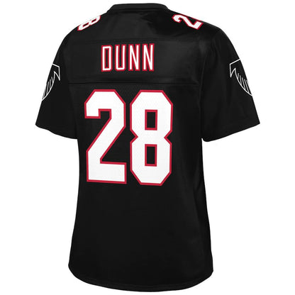 A.Falcons #28 Warrick Dunn Pro Line Black Retired Player Jersey Stitched American Football Jerseys - Main View
