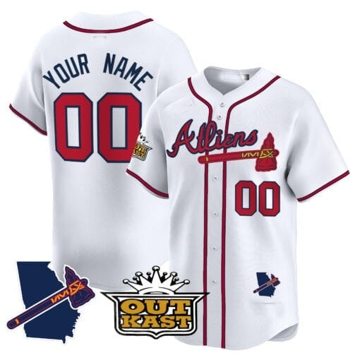 Custom Atlanta Braves Atliens Vapor Premier Limited V2 – All Stitched Baseball Jersey view 5
