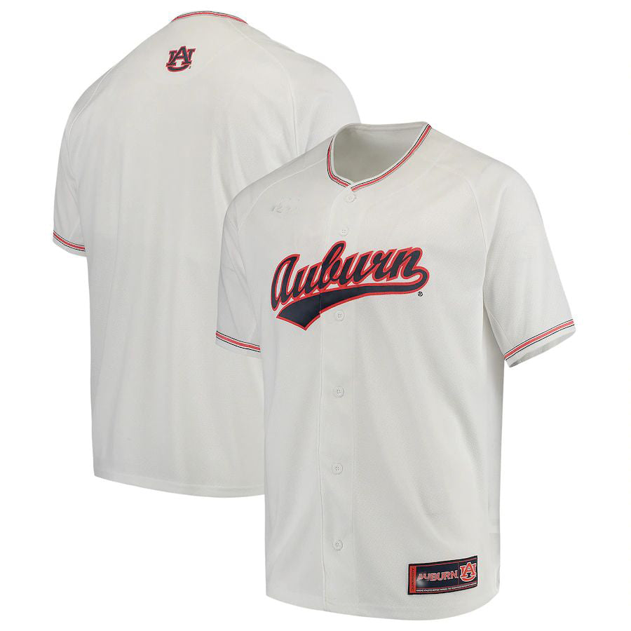 A.Tigers Under Armour Performance Replica Baseball Jersey White Stitched American College Jerseys - Main View