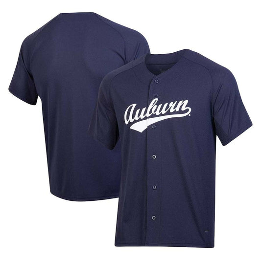 A.Tigers Under Armour Replica Baseball Jersey - Navy Stitched American College Jerseys - Main View