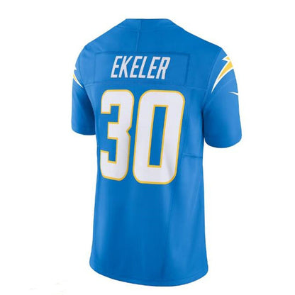 LA.Chargers #30 Austin Ekeler Vapor F.U.S.E. Limited Jersey - Powder Blue Stitched American Football Jerseys - Main View