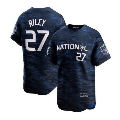 #27 Austin Riley National League 2023 All-Star Game Limited Player Jersey - RoyalBaseball Jerseys - Main View