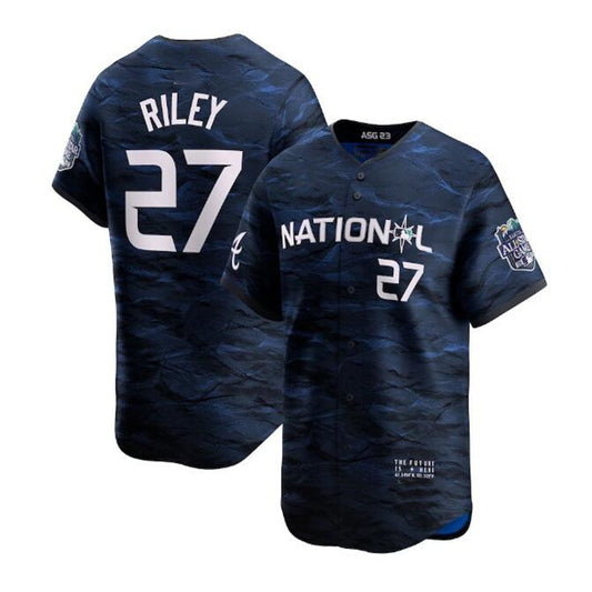 #27 Austin Riley National League 2023 All-Star Game Limited Player Jersey - RoyalBaseball Jerseys - Main View