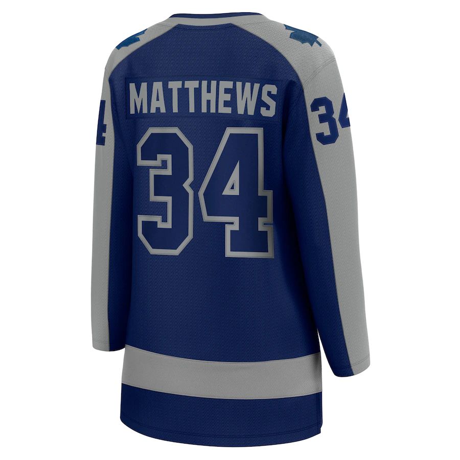 T.Maple Leafs #34 Auston Matthews Fanatics Branded 2020-21 Special Edition Breakaway Player Jersey Blue Stitched American Hockey Jerseys - Main View