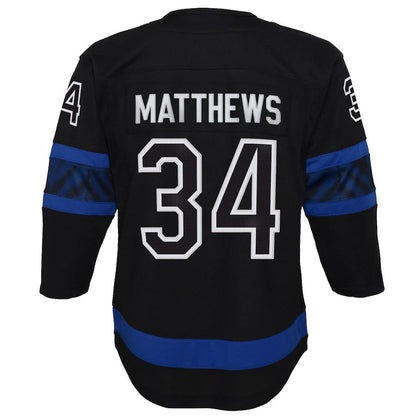 T.Maple Leafs #34 Auston Matthews Alternate Premier Player Jersey Black Stitched American Hockey Jerseys - Main View