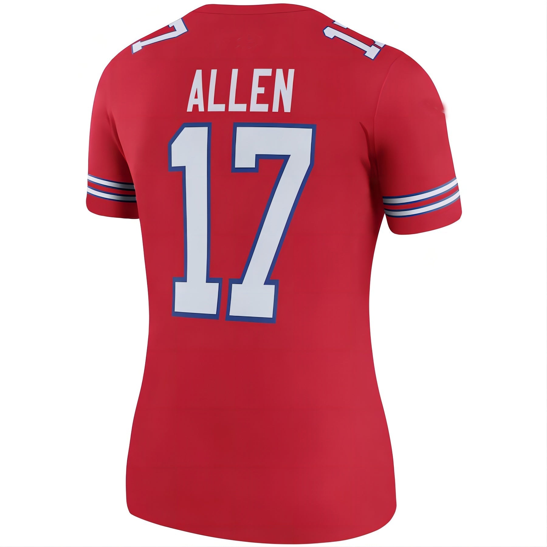 B.Bills #17 Josh Allen Red Color Rush Legend Player Jersey Football Stitched American Jerseys view 2