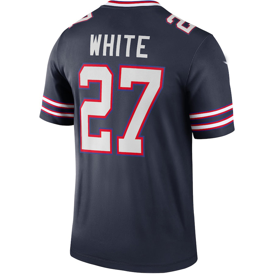 B.Bills #27 Tre'Davious White Navy Inverted Legend Jersey Football Stitched American Jerseys - Main View