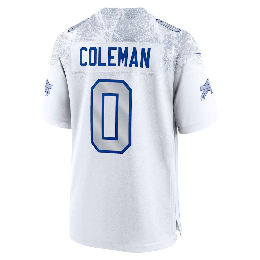 B.Bills #0 Keon Coleman 2025 Rivalries Collection Game Jersey - White Football Stitched American Jerseys - Main View