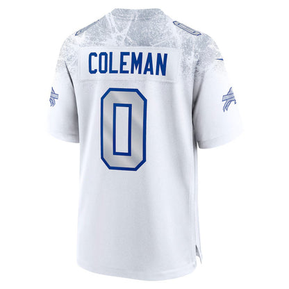 B.Bills #0 Keon Coleman 2025 Rivalries Collection Game Jersey - White Football Stitched American Jerseys - Main View