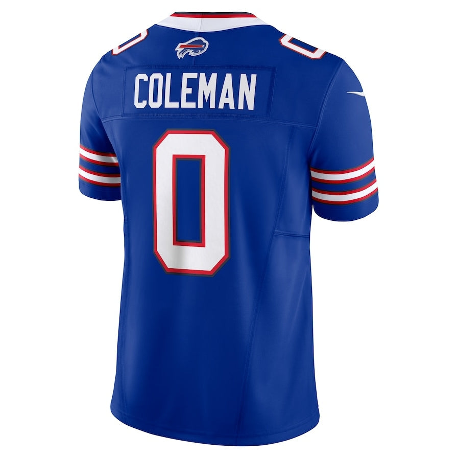 B.Bills #0 Keon Coleman Royal Team Vapor F.U.S.E. Limited American Football Jerseys - Main View