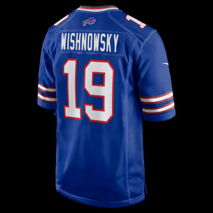 B.Bills #19 Mitch Wishnowsky Royal Team Game Football Stitched American Jerseys - Main View