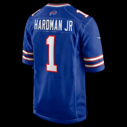 B.Bills #1 Mecole Hardman Royal Team Game Football Stitched American Jerseys - Main View