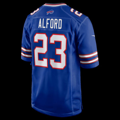 B.Bills #23 Dee Alford Royal Team Game Football Stitched American Jerseys - Main View