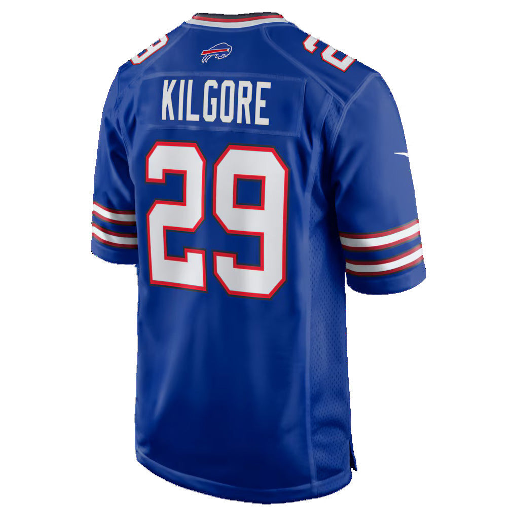 B.Bills #29 Jalon Kilgore Royal Team Game  Stitched Football American Jersey - Main View