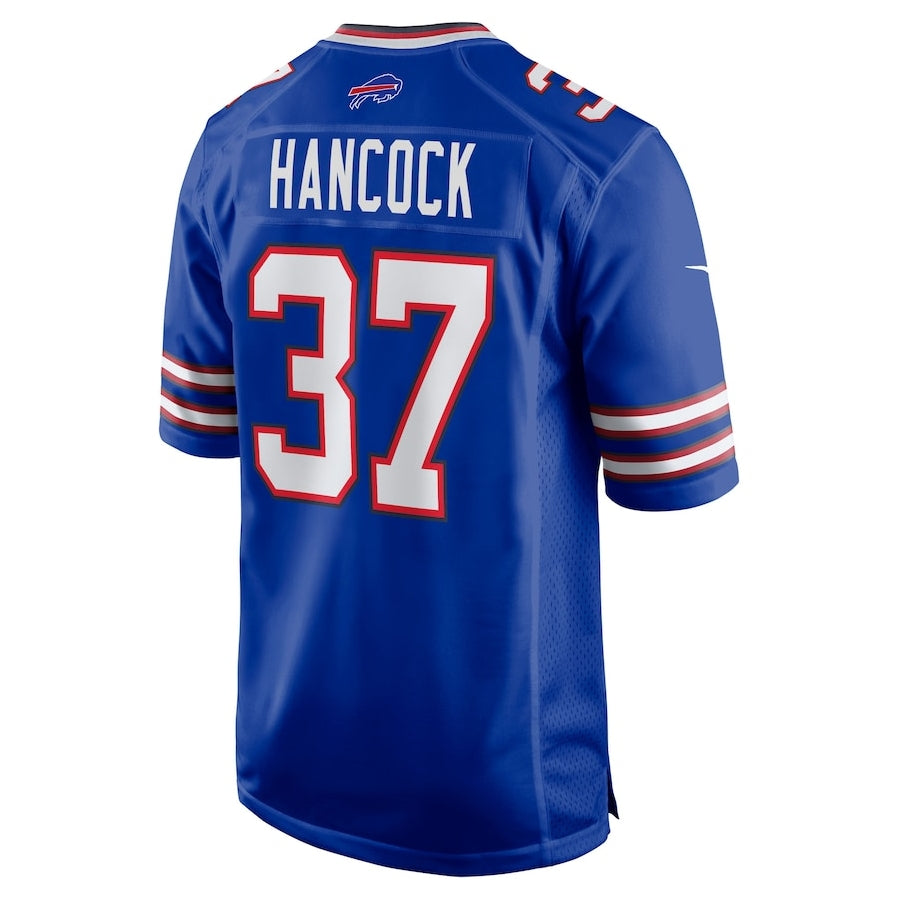 B.Bills #37 Jordan Hancock Royal Team Game Jersey American Football Jerseys - Main View