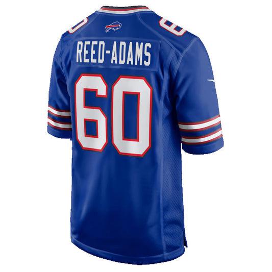 B.Bills #60 Ar'maj Reed-Adams Royal Team Game Stitched Football American Jersey - Main View
