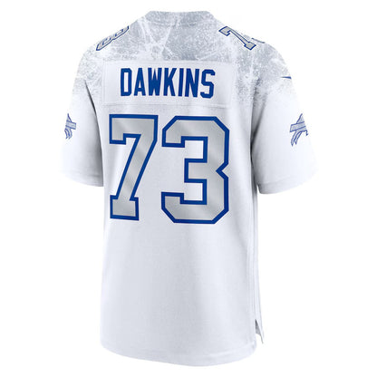 B.Bills #73 Dion Dawkins 2025 Rivalries Collection Game Jersey - White Football Stitched American Jerseys - Main View