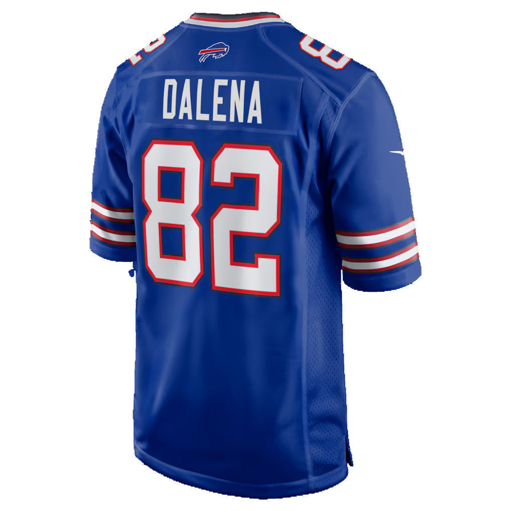 B.Bills #82 Mac Dalena Royal Game Football Jersey - Main View