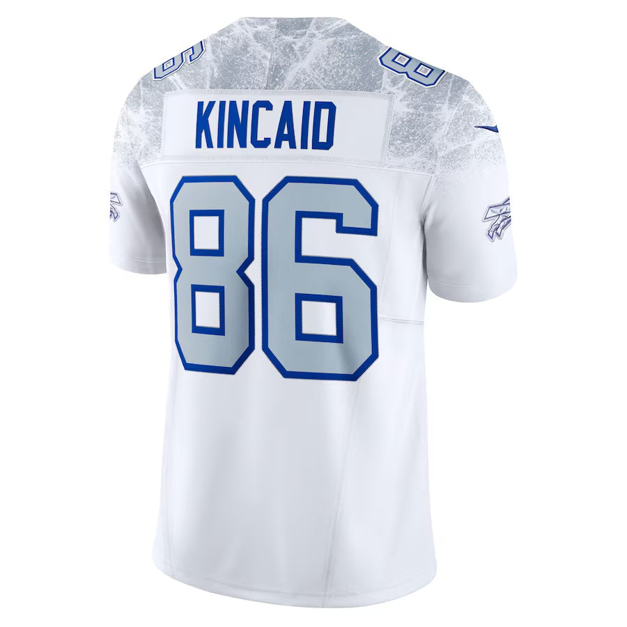 B.Bills #86 Dalton Kincaid 2025 Rivalries Collection Limited Jersey - White Football Stitched American Jerseys - Main View