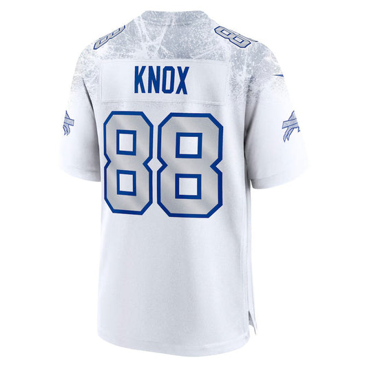 B.Bills #88 Dawson Knox 2025 Rivalries Collection Game Jersey - White Football Stitched American Jerseys - Main View