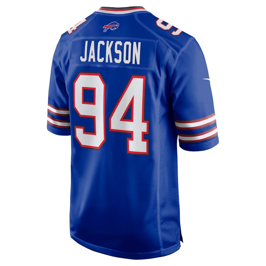 B.Bills #94 Landon Jackson Royal Team Game American Football Jerseys - Main View
