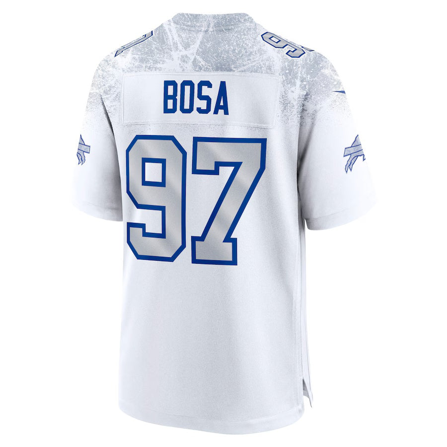 B.Bills #97 Joey Bosa 2025 Rivalries Collection Game Jersey - White Football Stitched American Jerseys - Main View