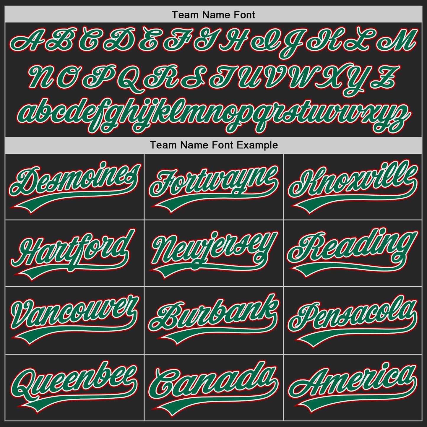Custom Black Kelly Green White-Red Authentic Baseball Jersey view 4